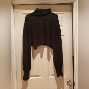 Zahara (I think), Princess polly black turtle neck sweater, cropped, size XL